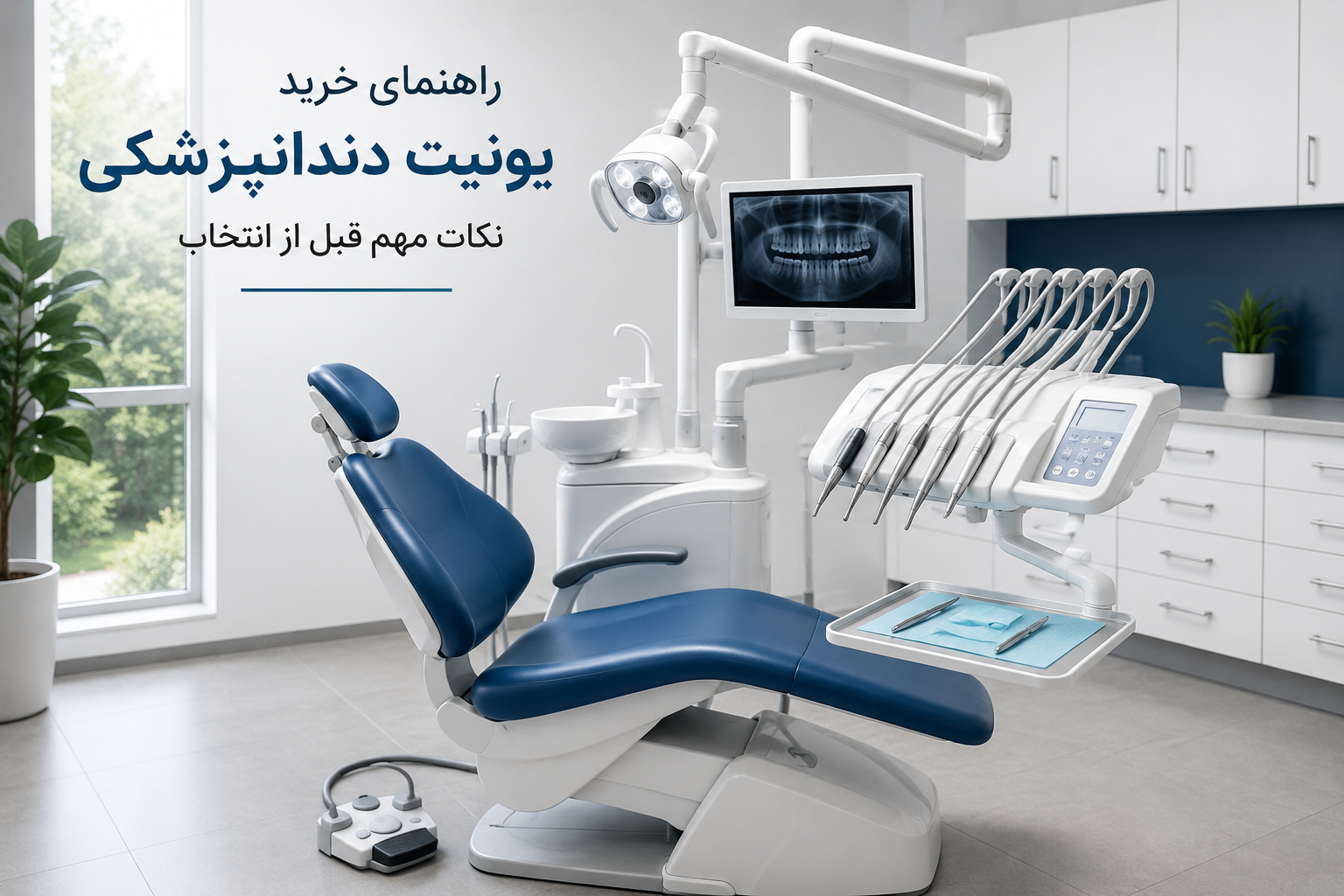 یونیت دندانپزشکی در مطب